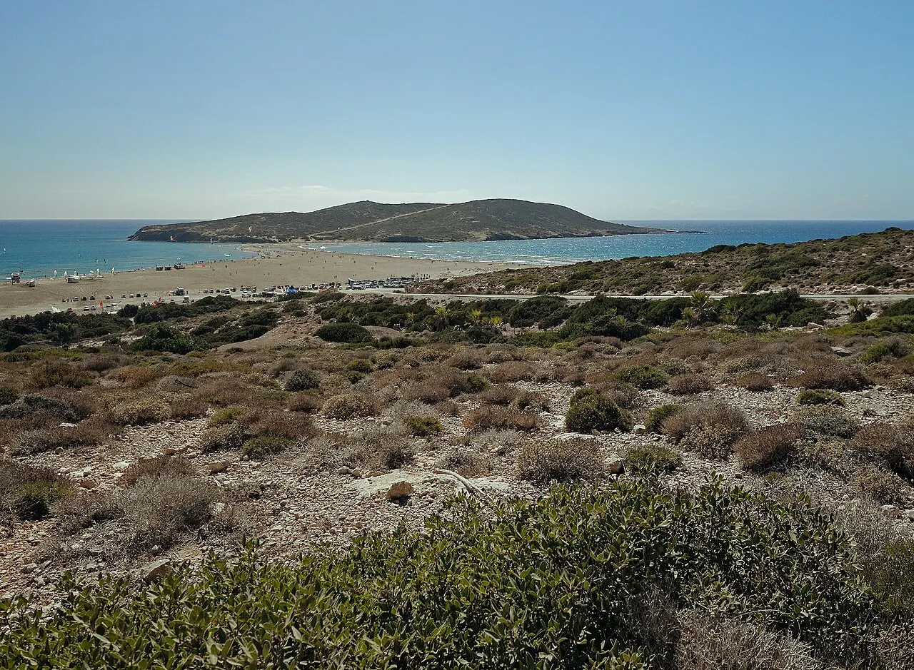Prassonissi beach