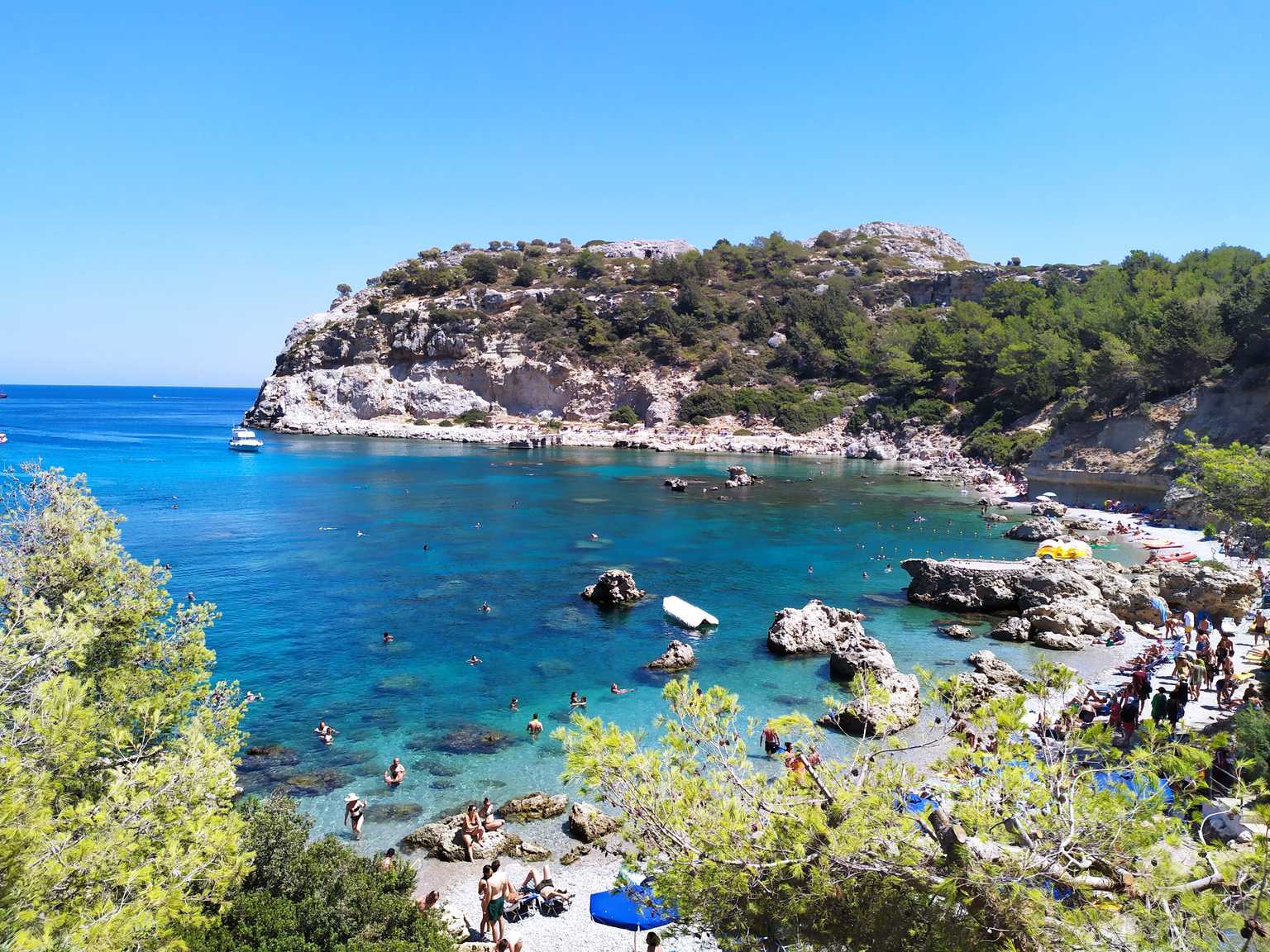 rhodes anthony quinn beach