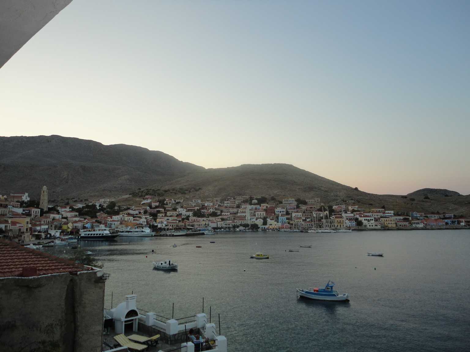 chalki houses panoramic view